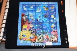 Collection de timbres MNH de l'île Christmas 1958-2008 500+ dans un album Lindner sans charnière