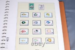 Collection de timbres MNH de l'île Christmas 1958-2008 500+ dans un album Lindner sans charnière