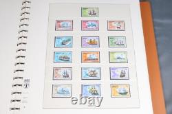 Collection de timbres MNH de l'île Christmas 1958-2008 500+ dans un album Lindner sans charnière