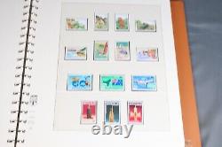 Collection de timbres MNH de l'île Christmas 1958-2008 500+ dans un album Lindner sans charnière