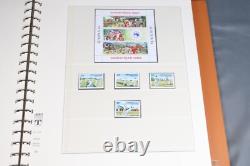 Collection de timbres MNH de l'île Christmas 1958-2008 500+ dans un album Lindner sans charnière