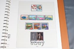 Collection de timbres MNH de l'île Christmas 1958-2008 500+ dans un album Lindner sans charnière