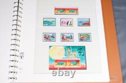 Collection de timbres MNH de l'île Christmas 1958-2008 500+ dans un album Lindner sans charnière