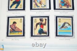 Collection de timbres MNH des États-Unis 1996-2000 de plus de 400 timbres stockés dans un album 300 $ + valeur faciale