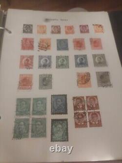 Collection de timbres MONDIALE ENORME des années 1800. Fwd. Très haute valeur en espèces et qualité A+