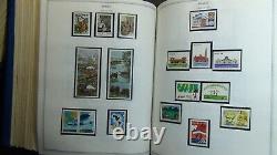 Collection de timbres Minkus Stampsweis en 3 volumes jusqu'en 1988 avec des milliers de timbres.