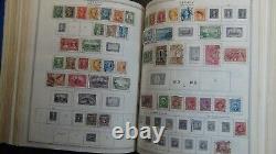 Collection de timbres Minkus Stampsweis en 3 volumes jusqu'en 1988 avec des milliers de timbres.