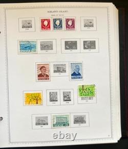 Collection de timbres Norvège Islande Lettonie Lituanie Album spécialisé Minkus ZAYIX