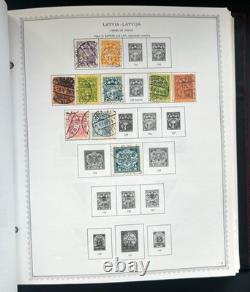 Collection de timbres Norvège Islande Lettonie Lituanie Album spécialisé Minkus ZAYIX