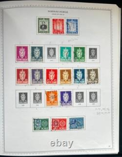 Collection de timbres Norvège Islande Lettonie Lituanie Album spécialisé Minkus ZAYIX