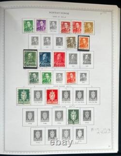 Collection de timbres Norvège Islande Lettonie Lituanie Album spécialisé Minkus ZAYIX