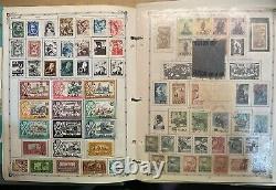 Collection de timbres POLAND 1918-1998 montée dans un album fait maison d'une valeur de 800 $