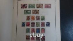 Collection de timbres Stampsweis Allemagne dans un album Scott Specialty de 1886 aux années 70