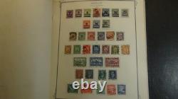 Collection de timbres Stampsweis Allemagne dans un album Scott Specialty de 1886 aux années 70