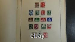 Collection de timbres Stampsweis Allemagne dans un album Scott Specialty de 1886 aux années 70