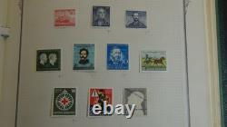 Collection de timbres Stampsweis Allemagne dans un album Scott Specialty de 1886 aux années 70