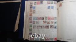Collection de timbres Stampsweis WW en 5 volumes Scott Intl est 13000 timbres