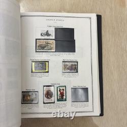 Collection de timbres U. S. dans l'album Scott Minuteman, nombreux timbres