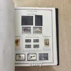Collection de timbres U. S. dans l'album Scott Minuteman, nombreux timbres