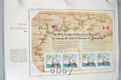 Collection de timbres US 2006-2009 en excellent état de plus de 325 timbres rangés dans un album sur pages. Valeur faciale : 350 $+.