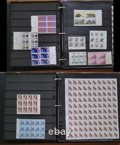 Collection de timbres US MNH - Feuilles, Blocs et Plus 30 Pages de Stock dans un Classeur Scott
