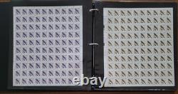 Collection de timbres US MNH - Feuilles, Blocs et Plus 30 Pages de Stock dans un Classeur Scott