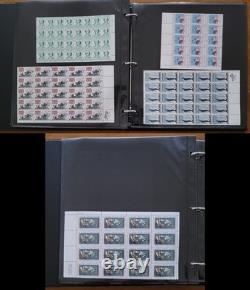 Collection de timbres US MNH - Feuilles, Blocs et Plus 30 Pages de Stock dans un Classeur Scott