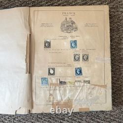 Collection de timbres ! Un merveilleux album de la fin du 19ème siècle. E25271