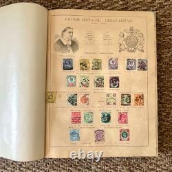 Collection de timbres ! Un merveilleux album de la fin du 19ème siècle. E25271