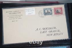 Collection de timbres Us 1925 1939 Collection de 100 + Meilleurs FDCs CV 8000 $ +