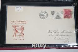 Collection de timbres Us 1925 1939 Collection de 100 + Meilleurs FDCs CV 8000 $ +