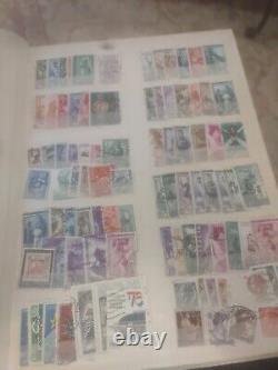 Collection de timbres VINTAGE dans un énorme album Senf Valeur de catalogue énorme! Années 1800 en avant