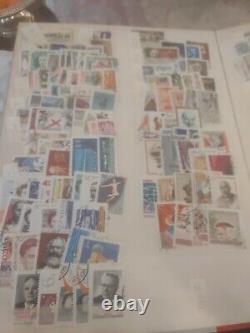 Collection de timbres VINTAGE dans un énorme album Senf Valeur de catalogue énorme! Années 1800 en avant