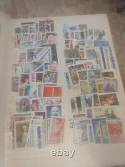 Collection de timbres VINTAGE dans un énorme album Senf Valeur de catalogue énorme! Années 1800 en avant