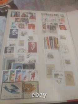 Collection de timbres VINTAGE dans un énorme album Senf Valeur de catalogue énorme! Années 1800 en avant