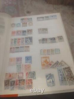 Collection de timbres VINTAGE dans un énorme album Senf Valeur de catalogue énorme! Années 1800 en avant