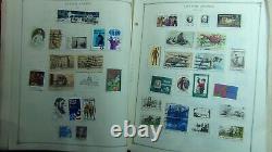Collection de timbres WW Tampon en 2 volumes SCOTT Grand Albums 5k ou timbres très fins