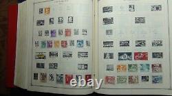 Collection de timbres WW en 2 volumes dans les albums Scott Grand, environ 5 000 timbres