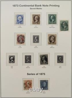 Collection de timbres américains 1800-1960 dans 2 albums héritage Valeur Scott 12 000 $+