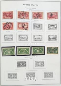 Collection de timbres américains 1800-1980 dans un album Liberty chargé de timbres neufs et utilisés de grande valeur