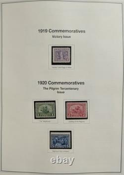 Collection de timbres américains 1893-1980 Neufs et utilisés Columbian Trans-Miss dans un album Heritage