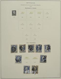 Collection de timbres américains Album Scott Neuf et Utilisé Arrière du Livre Officiels Revenus