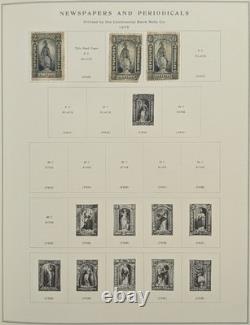 Collection de timbres américains Album Scott Neuf et Utilisé Arrière du Livre Officiels Revenus