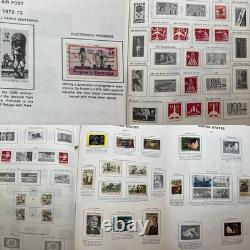 Collection de timbres américains, album de timbres du Congrès, lot énorme de timbres neufs et oblitérés 1900-1980