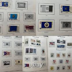 Collection de timbres américains, album de timbres du Congrès, lot énorme de timbres neufs et oblitérés 1900-1980