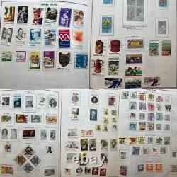 Collection de timbres américains, album de timbres du Congrès, lot énorme de timbres neufs et oblitérés 1900-1980