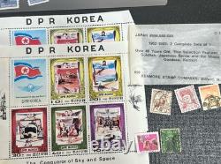 Collection de timbres américains, album de timbres du Congrès, lot énorme de timbres neufs et oblitérés 1900-1980