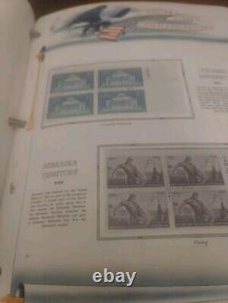 Collection de timbres américains dans des pages White Ace de 1959 en avant - Élégante et précieuse. Énorme