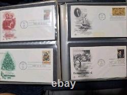 Collection de timbres américains, lot de 75 - 1ère émission, commémoratif 98% complet 35-84