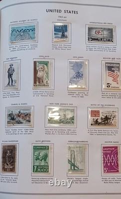 Collection de timbres américains vintage grande, bien entretenue et stockée. Lire la description.